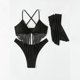 thumbnail image 5 of Trajes de Baño de Bikini de Mujer Nuevo Traje de Baño Casual Sexy Sólido Dividido, Ropa de Playa de Poliéster para Uso Diario, Piscina Y Mar de Verano, 5 of 7
