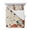 Beige, variant on Quilts Twin Size Bedding Set, Japanese Style Lightweight Quilted Comforter, Country Vintage Blossom Peony Birds Soft Reversible Bedspread Coverlet with Pillow Covers for All Season, 68" x 86"