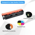 thumbnail image 4 of 1-Pack 131A 131X Toner Cartridge Compatible for HP 131A CF213A for Pro 200 color M251n M251nw MFP M276n M276nw Printer (Magenta), 4 of 6