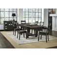 thumbnail image 3 of A-America Mariposa 78" - 132" Trestle Table with (3) 18" Butterfly Leaves, 3 of 13