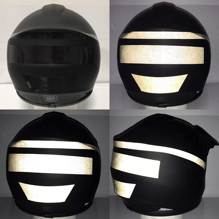 Reflective motorcycle best sale helmet decal kit