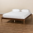 thumbnail image 5 of Baxton Studio Tallis Classic and Traditional Walnut Brown Finished Wood King Size Bed Frame, 5 of 8