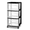 black, variant on LIANGKA Medium Rolling Organizer Cart 3-Drawer Storage Cart with Casters No Assembly Needed