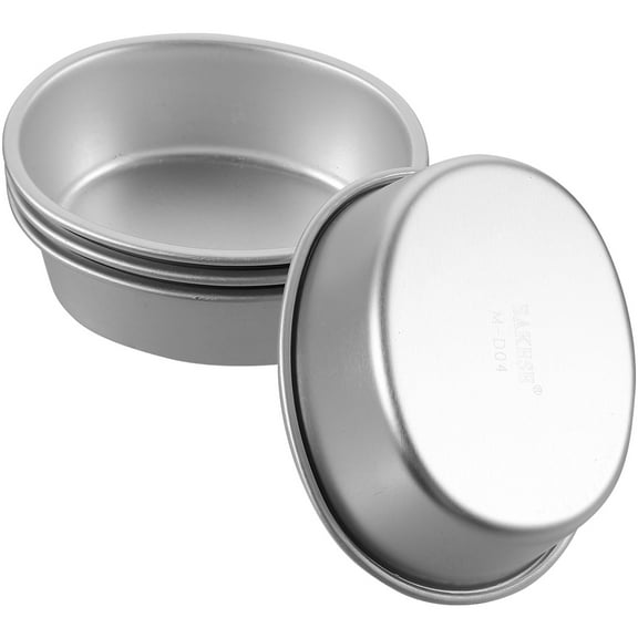 PAMINGONO Oval Baking Pan Aluminum Alloy Nonstick 4Pcs Simple and Practical Design