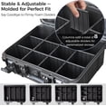 thumbnail image 2 of Graded Card Case Storage Box – Extra Large Trading Card Storage Box with 8 Adjustable Dividers – Baseball & Sports Card Storage Case – Fits PSA, BGS, SGC, Toploaders & Magnetic Holders, 2 of 5
