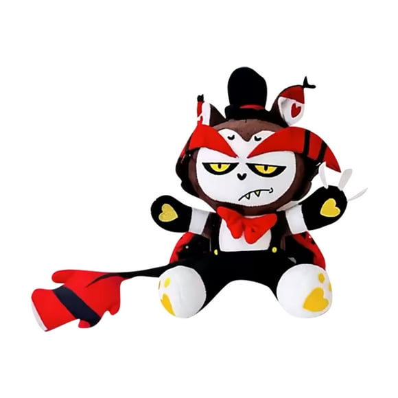 New Style! Hazbin Hotel Plush Dolls, 9.18" Cartoon Stuffed Plushies Dolls for Kids Adult, Soft Plush Hugging Pillow, Plush Figure Dolls for Kids, Creative Decorative Gifts Ornaments
