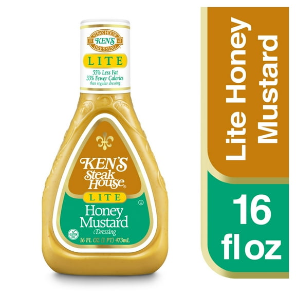 Ken's Steak House® Lite Honey Mustard Salad Dressing 16 fl oz