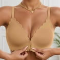 thumbnail image 2 of Brasier Mujer Ropa Interior Femenina: Sujetador Lateral con Botones Delanteros y sin Aros de Acero Mediana, 2 of 7