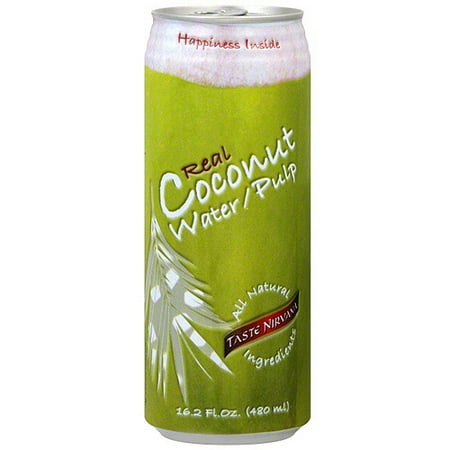 Taste Nirvana Coconut Water With Pulp, 16.2 oz (Pack of