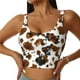thumbnail image 1 of Balery Cow Tie Dye Sujetadores deportivos con espalda cruzada para mujer, acolchados, sin costuras, de alto impacto, ideales para yoga, gimnasio, entrenamiento y fitness.-, 1 of 8