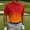 Hot Pink, variant on LMOIPLI Ombre Shirt for Men Collar Neck Short Sleeve Tops Golf Sports Casual Activewear 2026 Summer Fashion Tee Yellow XXXL