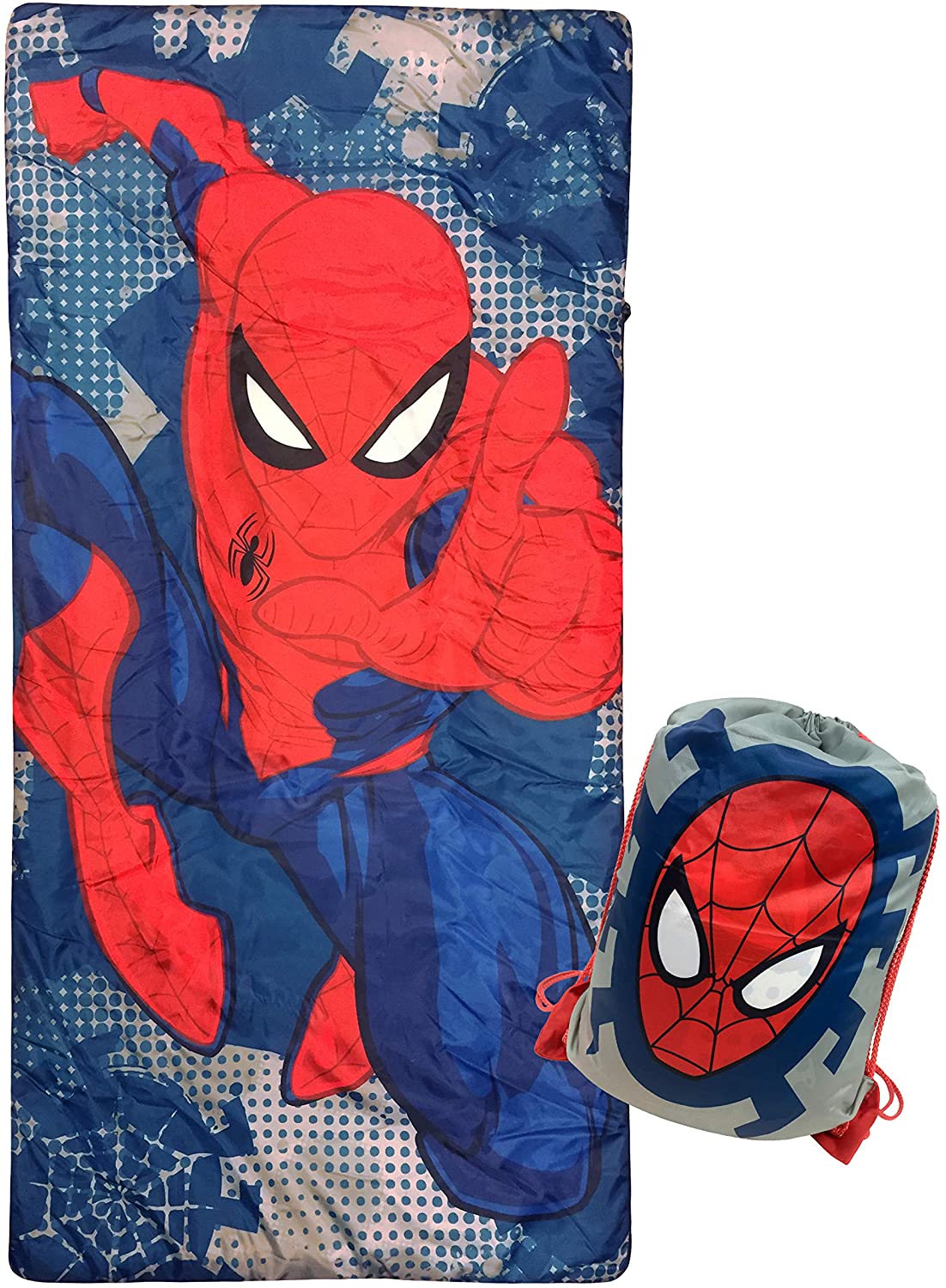 Marvel Spiderman Spidey Dots Slumber Sack Cozy & Warm Kids