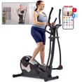 thumbnail image 1 of Sunny Health & Fitness Entraîneur Élliptique Intelligente Robuste, Équipement pour Cardio à Domicile avec Charge Maximale de 300LB, Résistance Réglable pour Entraînement Crosstraining Complet, Applica, 1 of 6