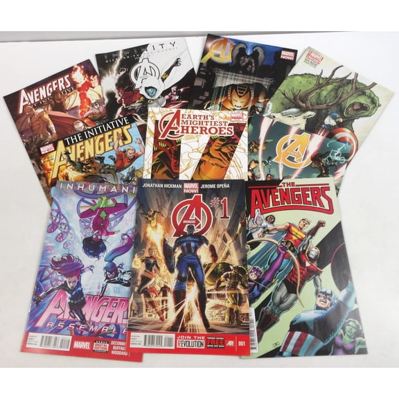 Avengers Value Bundle 10-Pack of Comic Books - Marvel Comics MCU