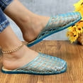 thumbnail image 5 of COM STAR Women Jelly Sandals Lightweight Mesh Flat Summer Slip-On Beach Sandal for Casual Wear Vacation and Daily Outings, 5 of 6