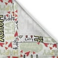 thumbnail image 4 of Ambesonne Cartoon Valance Pack of 2, Happy Words with Hearts, 54"X18", Multicolor, 4 of 5