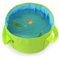 thumbnail image 2 of Whataatahia Baanuse Cubos Plegables, Bolsa De Agua Plegable para Fregadero, para Exteriores, Camping, Jardín, Pesca, Playa, Picnics, 15L Verde, 2 of 4