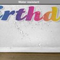thumbnail image 6 of Ambesonne Floral Place Mats Set of 4, Birthday Message, Standard Size, Multicolor, 6 of 6