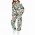 thumbnail image 4 of Mercatoo Boys Christmas Sweatsuits 2 Piece Sets Outfits Girls Christmas 𝐓racksuits Xmas Printed Hoodie and Jogging Suits, 4 of 8