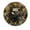 FFclock008, variant on ZXCXRQFa Desk Clocks Beach Themed Sea Shell Wall Clock Non Ticking Silent Kitchen Clock Round Battery Operated Clocks 10 inch for Living Room Bedroom Decor