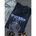 thumbnail image 3 of Modern Hysteria Techno Style T-Shirt Women -Image by Shutterstock, Female x-Large, 3 of 4