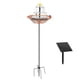 thumbnail image 3 of Outdoor Solar Floating Bird Bath Plug-in Hook Bird Feeder Bird Tub, 3 of 9