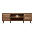 thumbnail image 2 of Jomeed Mid Century Modern Wooden TV Entertainment Console with Shelf, 2 of 12