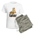 thumbnail image 5 of CafePress - Tater Women's Light Pajamas - Women's Short Sleeve Print T-Shirt and Pants Light Cotton Pajama Set, 5 of 7