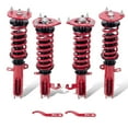 thumbnail image 2 of BFO Coilovers for Toyota Corolla 1987-2002 E90 E100 E110 AE92 AE101 AE11, Height Adjustable Coilovers Suspension Kit, Preset Damping Shock Absorber Struts, Lowering Kit Red, 2 of 9