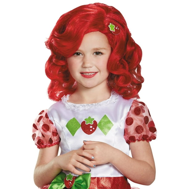 Strawberry Shortcake Accessoire Costume Enfant Wig Deluxe