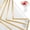 WhiteGold, variant on Jaikg 50 Sheets 23x23 Gold Edge White Flower Bouquet Wrapping Paper for Gifts Packaging or DIY Crafts