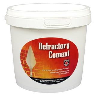 Cleanburn 720625 25 lbs Pail Castable Refractory Cement 