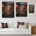 thumbnail image 4 of Designart "District Of Columbia horizon III" Cityscapes Print on Natural Pine Wood, 4 of 5