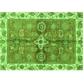 thumbnail image 1 of Ahgly Company Indoor Rectangle Oriental Green Traditional Area Rugs, 2' x 3', 1 of 4