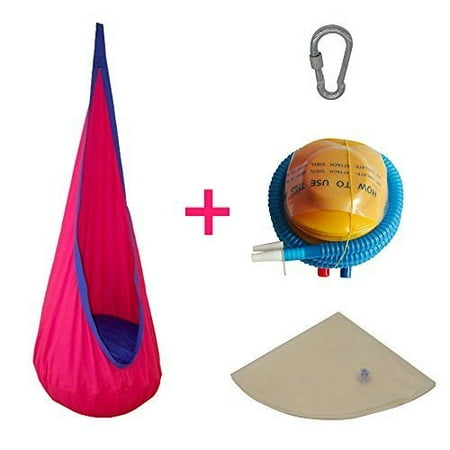 Hanging Pod Chair Indoor Hammock Easy To Install With Hook Hanging Pod Chair Indoor Hammock Easy To Install With Hook Inflatable Pillow 2 Great
