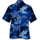 thumbnail image 2 of Nuevas camisas de hombre con estampado 3D de camuflaje, camisetas casuales de manga corta con cuello vuelto para parejas, camisas militares tácticas de un solo pecho, 2 of 5