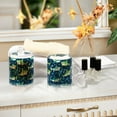 thumbnail image 4 of Yayeee 2 Pack Qtip Holder Bathroom Cotton Swab Canister with Lid Clear Dispenser Set, Sharks Pattern, 4 of 6