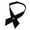 Black, variant on Women Shirt Tie Solid Color Design Easy Buckle Fastening Criss-Cross Design Neck Tie Graduation Work Uniforms Student Tie