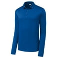 thumbnail image 5 of Yellow Rooster Men's Posi-UV Pro Long Sleeve Male Polo T-Shirts True Royal S, 5 of 6