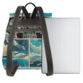 thumbnail image 3 of Balery Comic Airplane Cockpit Illustration Mochila de Cuero para Mujeres, Gran Capacidad, Bolsa de Viaje Multifuncional, Mochila de Cuero y Bolsa de Hombro para Mujeres, 3 of 4