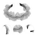 thumbnail image 3 of Unique Bargains 1 Pc Elegant Ruffled Headbands for Women Gray, 3 of 6