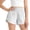White, variant on FSYBOA Girls Athletic Shorts, Casual Above the Knee Athletic Elastic Waist Kids Summer Shorts Pink Size 10-12T
