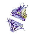 thumbnail image 2 of Coduop Toddler Baby Kid Girls Swimsuits Halter Top Bikini Bottoms Swimming Suit 3-14 Years, 2 of 8