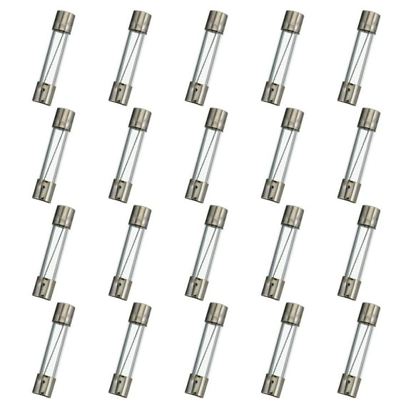 T10AL250V 20 Pcs 6x30mm Slow Blow Glass Fuse 10A 250V 0.24 x 1.18 inch time delay Fuse