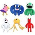 thumbnail image 1 of Nucucina Garten of Banban - Juguete de peluche para fanáticos de Garten of Ban Ban, de 10 pulgadas, muñeco de peluche suave para niños y adultos, gran regalo de cumpleaños y Pascua (6 piezas) 6 6 Peluches de peluche del alfabeto Juguete de peluche divertido de dibujos animados del alfabeto \u2013 Suave Kawaii Alfabeto Lore Peluches de peluche colección de almohadas de peluche, gran C Xishao Juguetes, 1 of 2