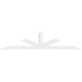 thumbnail image 2 of 96"W x 20"H x 2"D x 4"F, 5/12 Pitch, Saratoga Architectural Grade PVC Gable Bracket, 2 of 8
