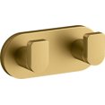 thumbnail image 2 of Kohler K-73146 Composed Double Robe Hook Rack - Vibrant Brushed Moderne Brass, 2 of 2