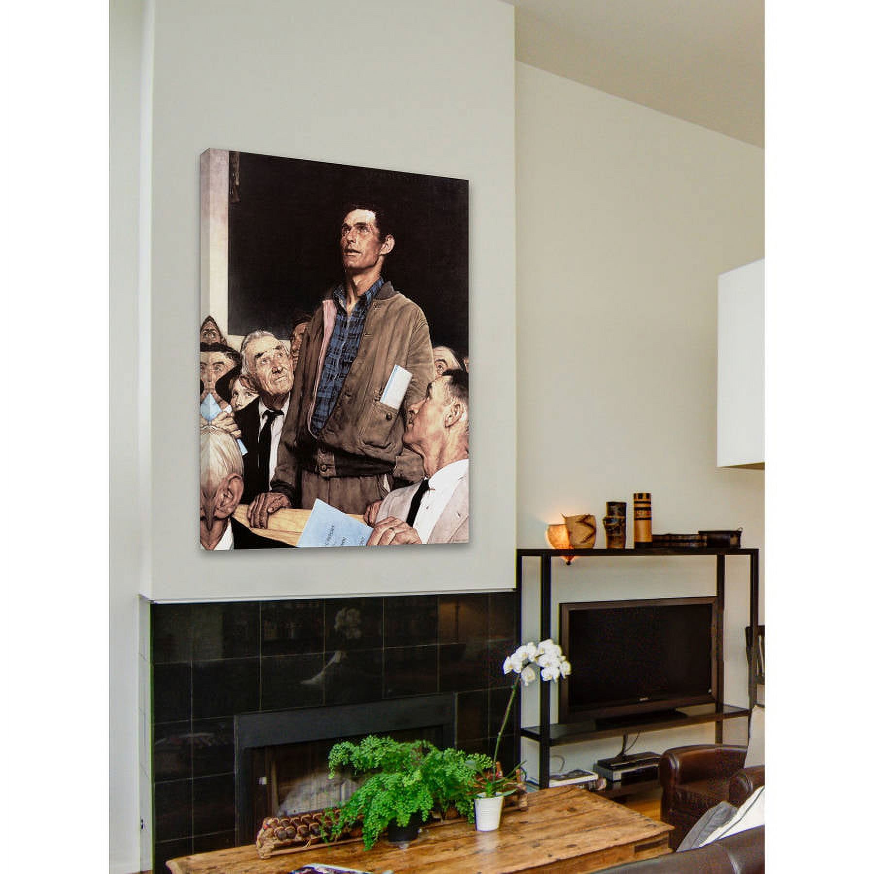 Marmont Hill "Freedom Of Speech" by Norman Rockwell Painting Print on Canvas
