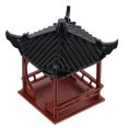 thumbnail image 3 of Shisuyan Arch Shape Mini Pavilion Statue Plastic Zen Garden Fish Tank 1Set 2.6x2.2x2.2in, 3 of 9