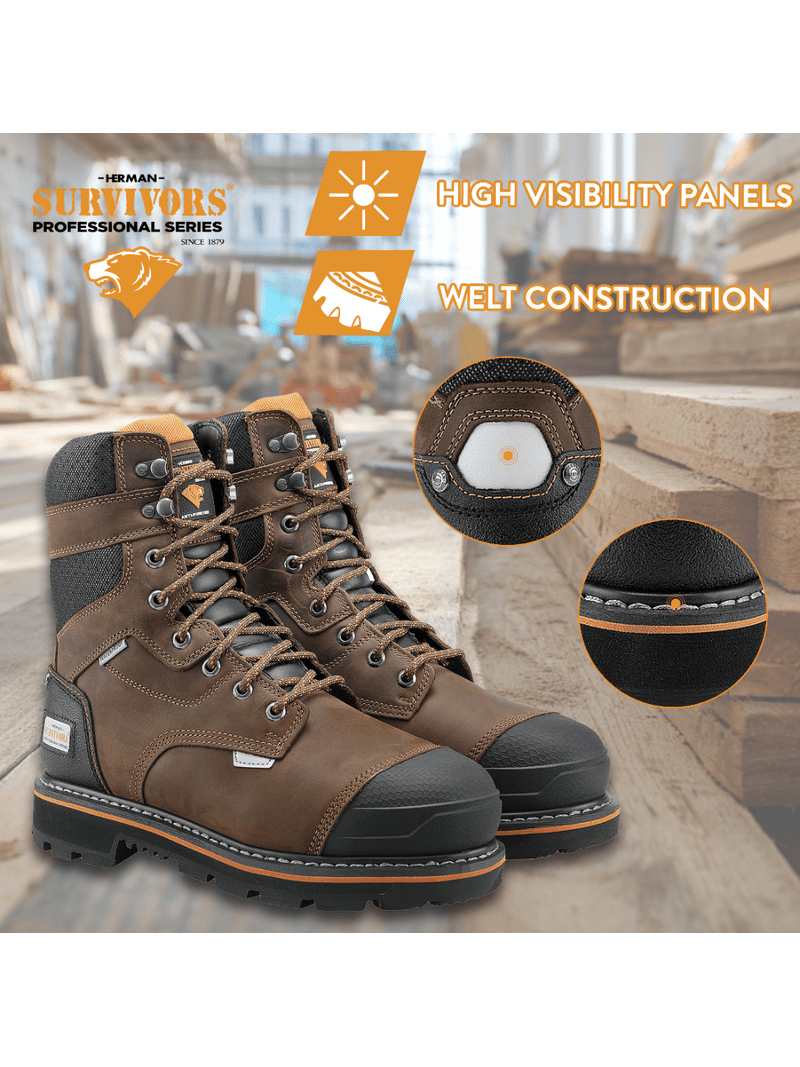 Herman Survivors Professional Men's Dozier Waterproof 8